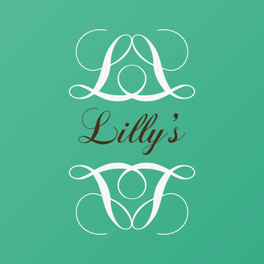 Logo en version foncée du restaurant Lilly's